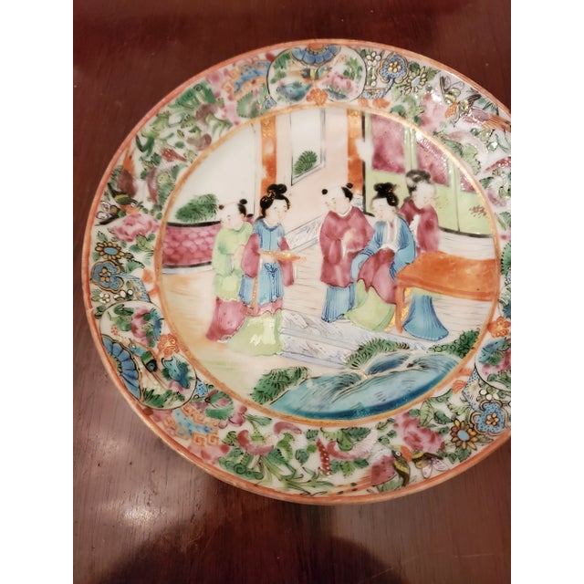 A very finely painted antique original Chinese porcelain plate in all original condition. Guaranteed 200 years old or...