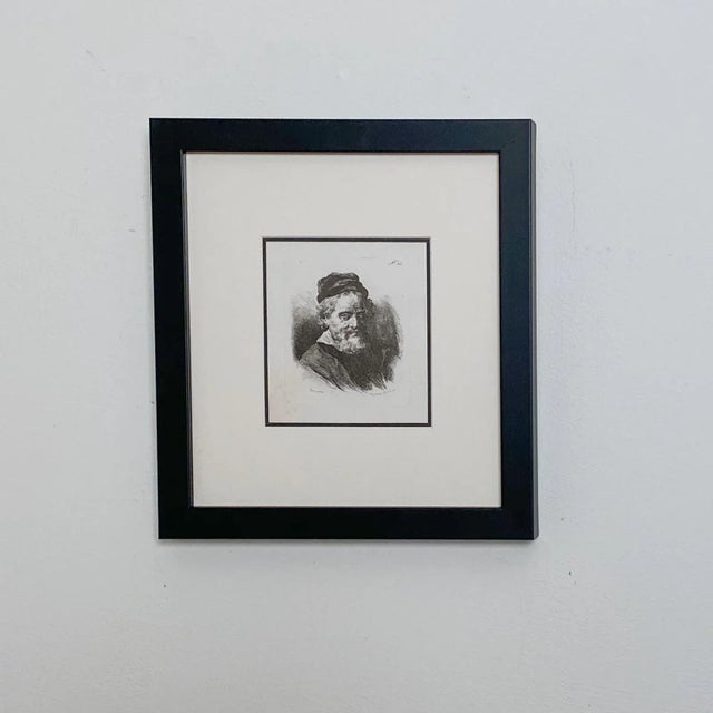 Late 18th Century Late 18th Century Rembrandt Etching #24, by Francesco Novelli For Sale - Image 5 of 5