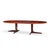 Mid-Century Modern John Mortensen for Heltborg Møbler Mid Century Danish Rosewood Expanding Dining Table With 2 Leaves For Sale - Image 3 of 13