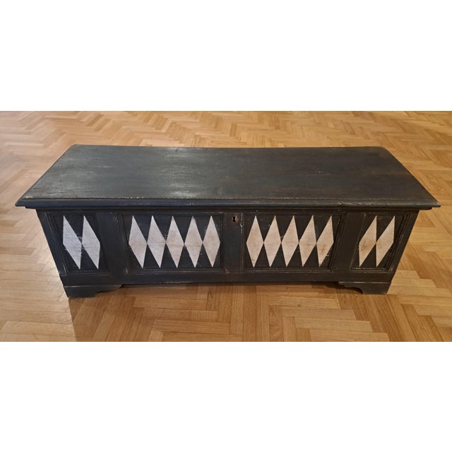 Poplar Lacquered Chest, 1890s For Sale - Image 7 of 7