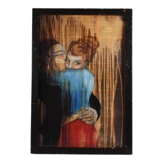 Framed "Couple's Embrace" Print For Sale