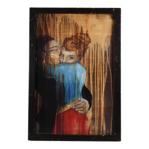 Framed "Couple's Embrace" Print
