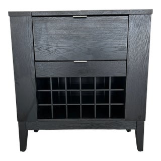 Crate & Barrel Parker Spirits Cabinet For Sale