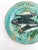 An Antique 19th Century English Wedgwood Majolica Fish Seaweed Plate, Circa 1880. On the reverse side there is the maker's...