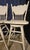 There PERFECT set of Cottage Chic American press-back solid oak swivel chairs are ready to add some original vintage to...