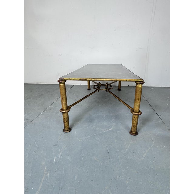 Hermès Vintage Gilded Regency Coffee Table by Giovanni Banci for Hermès, 1960s For Sale - Image 4 of 15