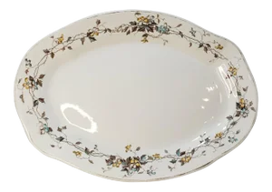 English T & R Boote Waterloo Potteries Halcyon Ceramic Serving Platter