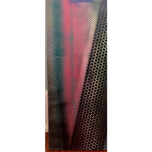 2020s “Pixelated 006” Acrylic Painting on Canvas by Michael Sarno For Sale - Image 5 of 11