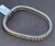 Metal 20 Carat Genuine Natural Yellow Sapphires Tennis Bracelet 14 Karat White Gold For Sale - Image 7 of 8