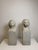 Florentine Lions in White Carrara Marble, Late 19th Century, Set of 2 For Sale - Image 5 of 13