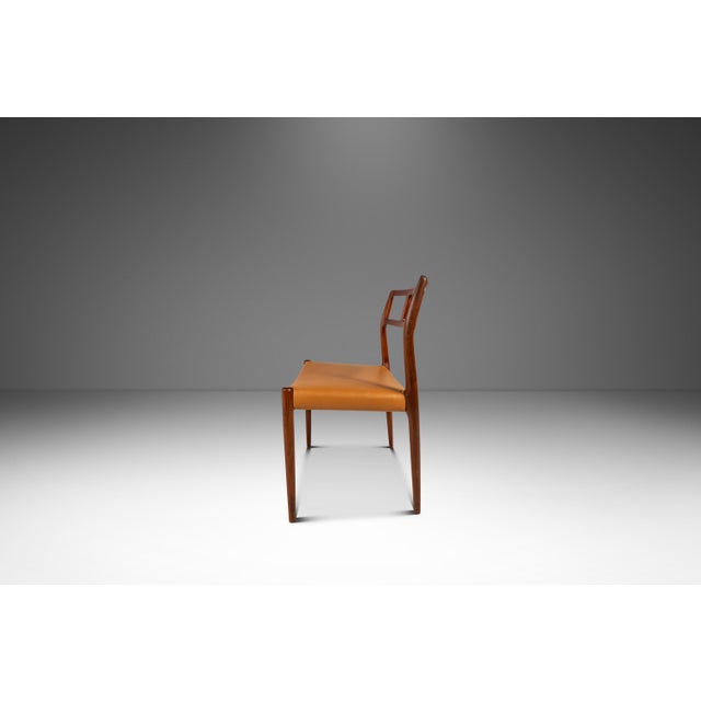 Niels Otto Møller Set of Four (4) Danish Modern Møller Model 79 Side Chairs in Teak by Niels Otto Møller for j.l. Møller Mobelfabrik, Denmark, C. 1960's For Sale - Image 4 of 18