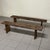 20th Century Folk Art Rustic Italian Wooden Benches, 1890s, Set of 2 For Sale - Image 9 of 18