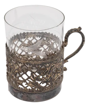 Vintage Silver Filigree Drinking Cup