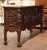19th C. Italian Renaissance Revival Carved Walnut Credenza With Figural Panels For Sale - Image 10 of 12