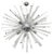 Italian Modern Murano Sputnik Ceiling Light For Sale