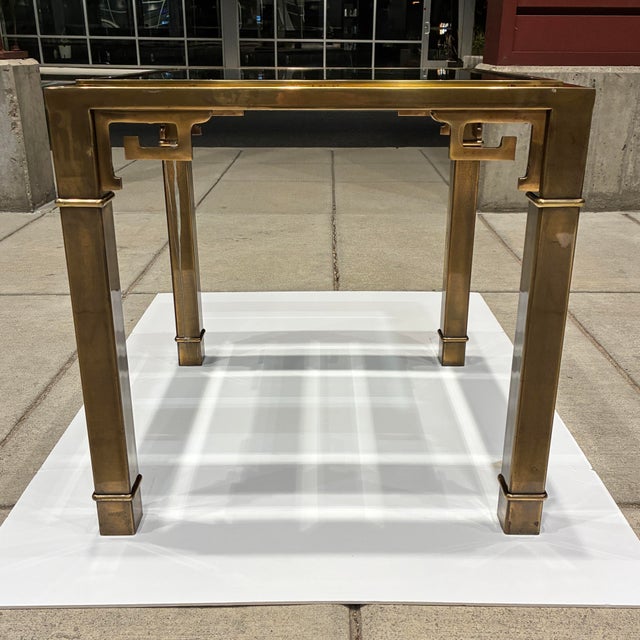 1970s Mastercraft Greek Key End Table For Sale - Image 5 of 12