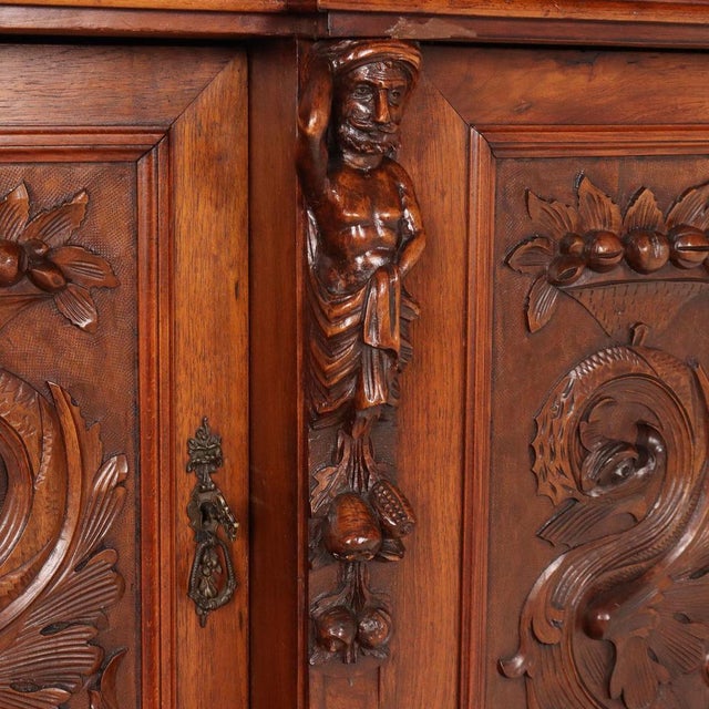 Neo-Renaissance Style Sideboard For Sale - Image 10 of 16