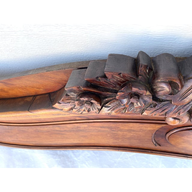 Wood Antique Hand-Carved Palace Portal, 1800s For Sale - Image 7 of 18