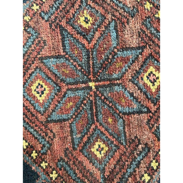 Mid-Century Tribal Kurdish Rug, 1940s For Sale - Image 16 of 18