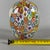 Millefiori Murano Glass Bottle with Gold Leaf and Murrine from Gambaro & Poggi, 1970s For Sale - Image 10 of 12