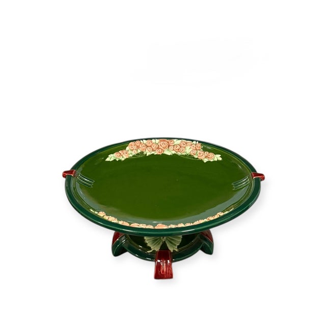 Art Nouveau Majolica Pedestal, 1890s For Sale - Image 11 of 15