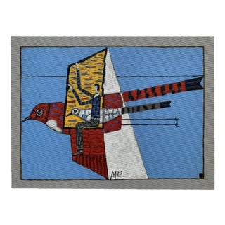 Mikolaj Malesza, from the My Birds Cycle, 2021, Acrylic on Canvas For Sale