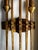 Brutalist Wrought Iron Spanish Wall Sconce in Gilt Tole For Sale - Image 10 of 11