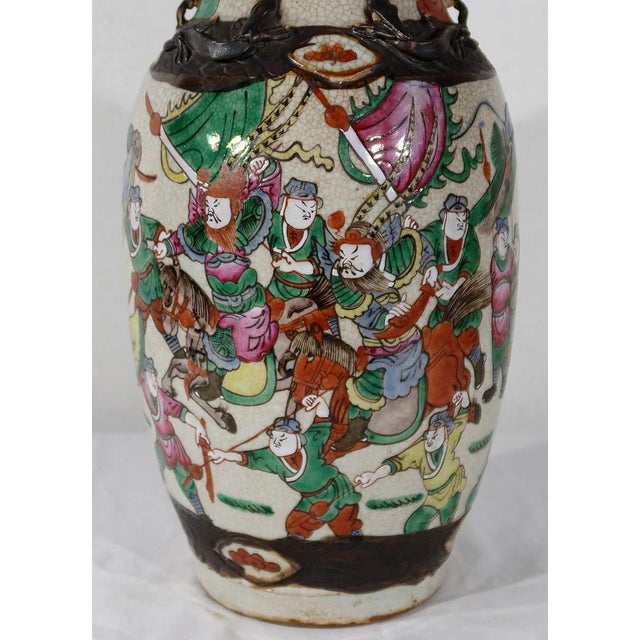 Chinese Nankin Porcelain Vases, 1890s, Set of 2 For Sale - Image 17 of 18