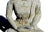 Gray Large Solid Stone Sitting Buddha For Sale - Image 8 of 13