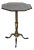 Regency Style Ebonized & Gilt Painted Tripod Table For Sale