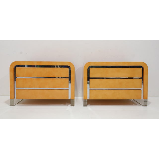 Pair of Vladimir Kagan Nightstands For Sale - Image 10 of 12