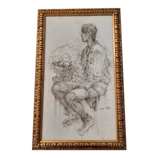 W. R. Gray Figurative Sketch, 1990 For Sale