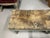 Antique Distressed Leather Painted Benches For Sale - Image 11 of 16