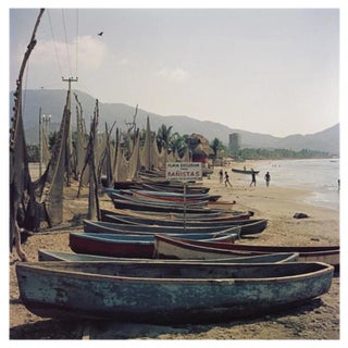 Slim Aarons, Fishing Boats, Estate Stamped Photographic Print, 1952 / 2020s For Sale