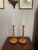 Vintage English Oak Open Barley Twist Candlesticks - A Pair For Sale - Image 15 of 15