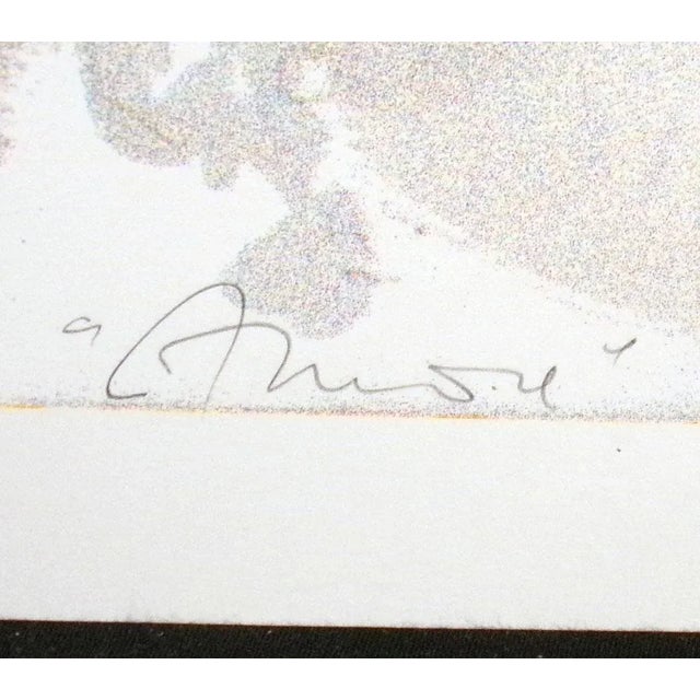 1980s Beatrice Bulteau "Aurore" Signed Serigraph Fine Art, Horses, France For Sale - Image 5 of 5