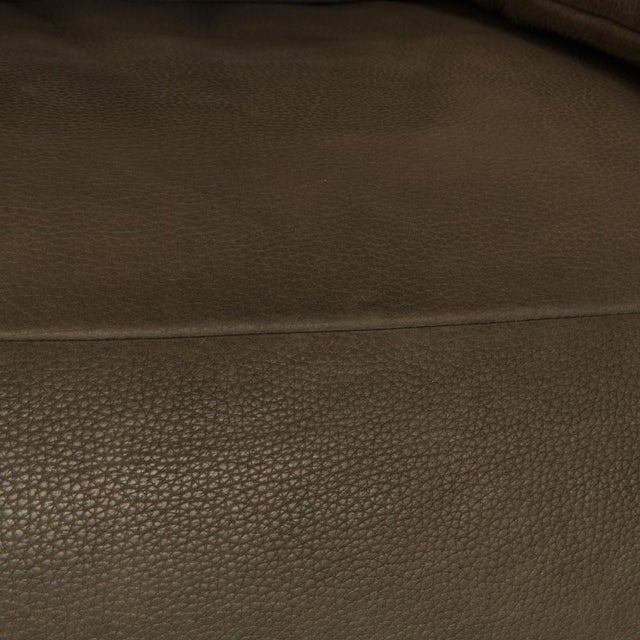 Free Motion Edit 2 Leather Two Seater Green Grey Sofa from Koinor For Sale - Image 4 of 17