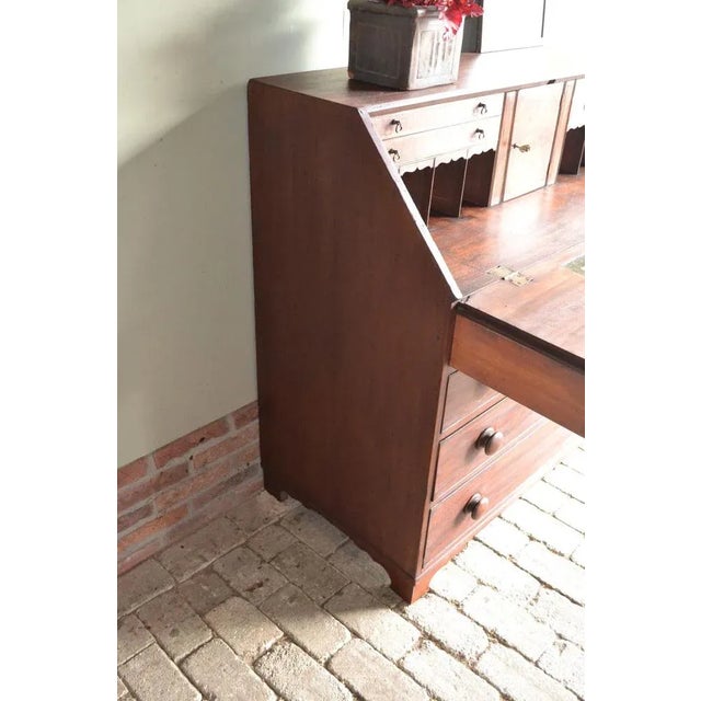 Wood Antique Mahogany Secretaire, 1860 For Sale - Image 7 of 8