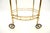 Metal Vintage French Brass Drinks Trolley, 1970s For Sale - Image 7 of 8
