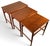 Hans J. Wegner for Andreas Tuck, Set of Three Danish Teak Nesting Tables AT-40, 1960s A refined set of three Danish modern...