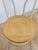 Wood White Metal "Bentwood" Cane Seat Accent Chair Vintage MCM Coastal Boho For Sale - Image 7 of 10