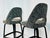 Pair of Eero Saarinen Barstools for Knoll, Upholstered, Labeled & Dated For Sale - Image 11 of 18