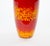 Contemporary Mid-Century West German Glazed Porcelain Vase, Yellow & Red, 12\" Tall For Sale - Image 3 of 8