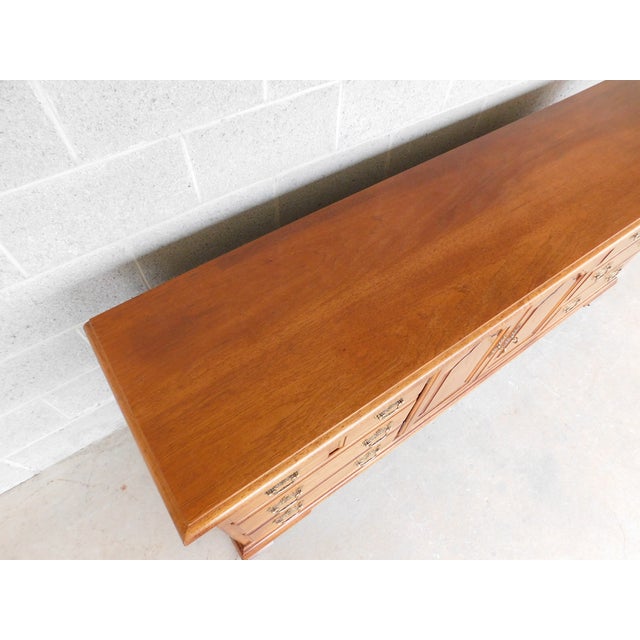 Thomasville Fisher Park Pecan Wood Dresser 75"w For Sale - Image 13 of 15