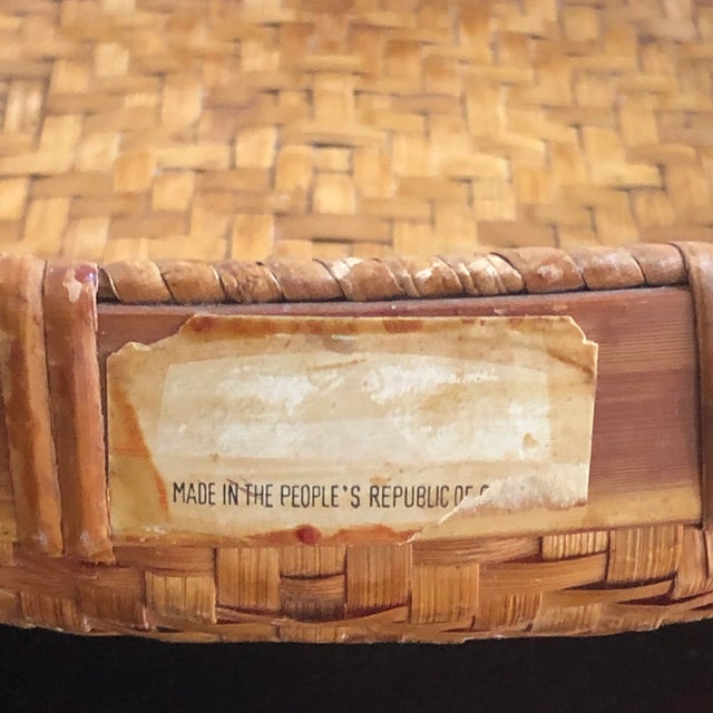 Mid-20th Century Handwoven Chinese Basket For Sale - Image 11 of 13