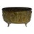 1920's European Repoussé Brass Planter For Sale