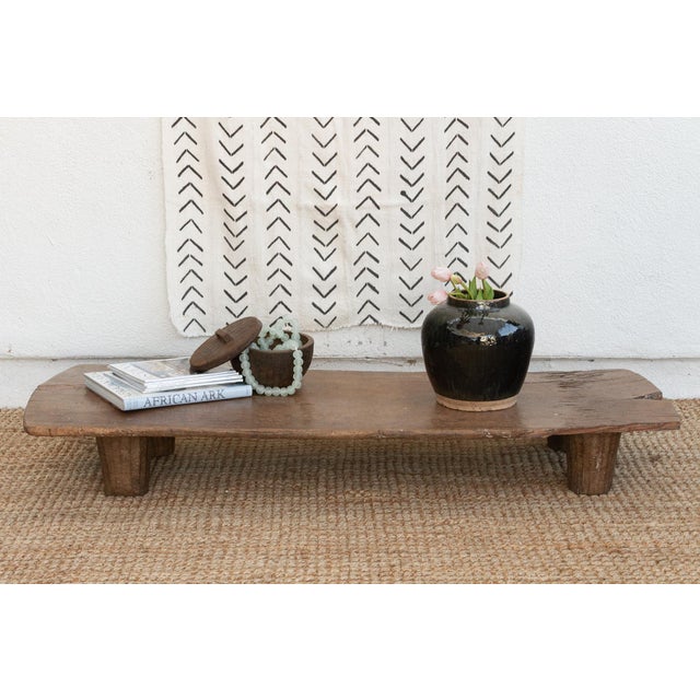 Antique African Safari Style Seated Bench | Chairish