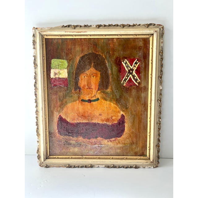 Folk Art Painting by Latin Artist, Elias Telles For Sale - Image 4 of 9