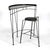 Vecta Group, Italy Vecta Beylerian Collection Table & Stool For Sale - Image 4 of 11