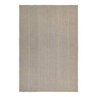 Rug & Kilim’s Contemporary Kilim in Gray & Cream For Sale